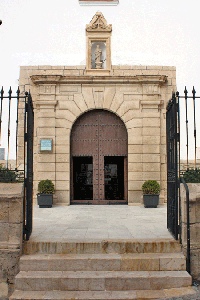 Puerta de entrada a la Iglesia de la Concepci&oacute;n en Melilla la Vieja