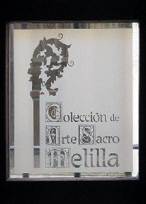Detalle de la puerta de entrada al Museo de Arte Sacro de Melilla la Vieja