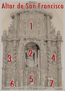 Altar de San Francisco en la Iglesia de la Concepci&oacute;n
