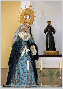 Retablo de la Capilla del Rosario de la Iglesia de la Concepci&oacute;n