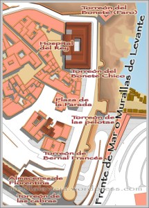 Situaci&oacute;n Murallas de Levante