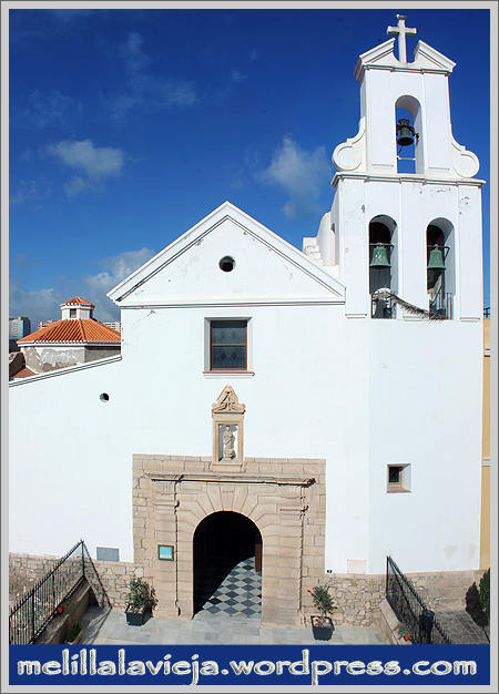 Fachada de la Iglesia de la Concepción en Melilla La Vieja