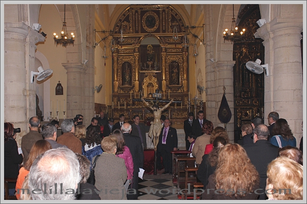 Vía Crucis del Cristo del Socorro interior de la Iglesia